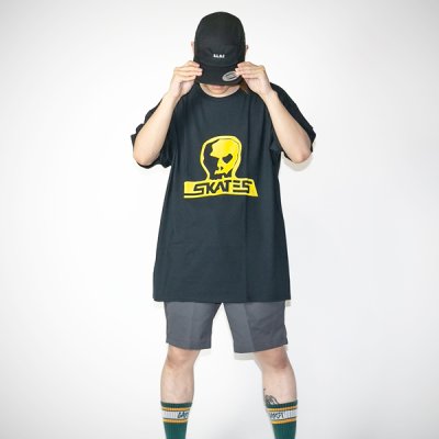 画像4: 【送料無料】SKULL SKATES スカルスケーツ BURBS Tシャツ BLACK/YELLOW