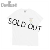 Deviluse デビルユース Prickly Flower Tシャツ WHITE