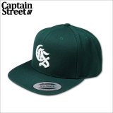 CAPTAIN STREET Classic CS スナップバックキャップ GREEN キャプテンストリート