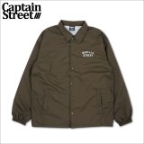 【送料無料】CAPTAIN STREET FO コーチJKT BROWN キャプテンストリート