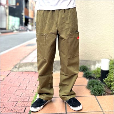 画像2: 【送料無料】COOKMAN クックマン Semiwide Chef パンツ Front Pocket Duck Canvas OLIVE