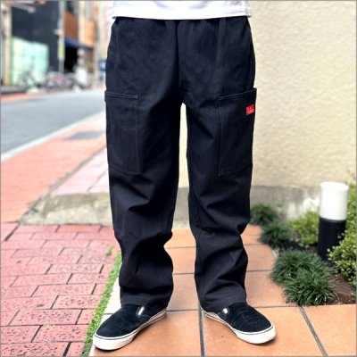 画像2: 【送料無料】COOKMAN クックマン Semiwide Chef パンツ Front Pocket Duck Canvas BLACK