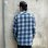 画像3: 【送料無料】BLUCO ブルコ OMBRE CHECK FLANNEL SHIRTS BLUE