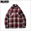 画像1: 【送料無料】BLUCO ブルコ BUFFALO CHECK FLANNEL SHIRTS RED (1)