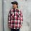 画像2: 【送料無料】BLUCO ブルコ BUFFALO CHECK FLANNEL SHIRTS RED (2)