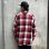 画像3: 【送料無料】BLUCO ブルコ BUFFALO CHECK FLANNEL SHIRTS RED