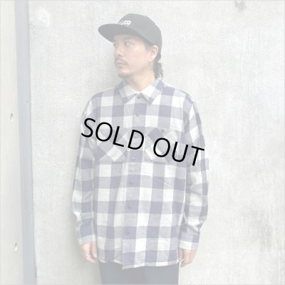 画像2: 【送料無料】BLUCO ブルコ BUFFALO CHECK FLANNEL SHIRTS NAVY