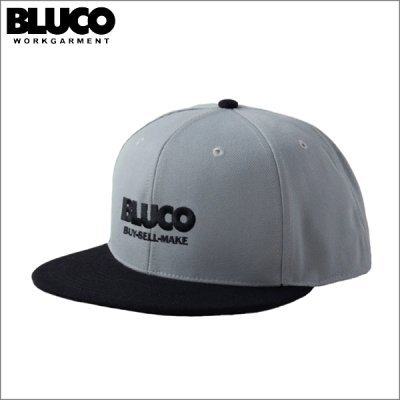 画像1: BLUCO ブルコ 6PANEL CAP -LOGO- GRAY