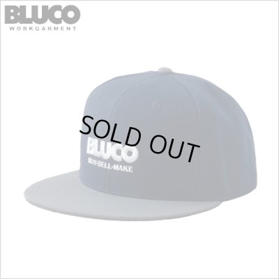 画像1: BLUCO ブルコ 6PANEL CAP -LOGO- NAVY