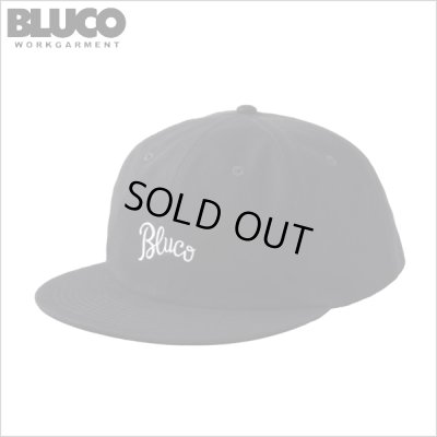 画像1: BLUCO ブルコ 6PANEL CAP -SCRIPT- BLACK