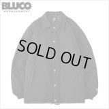 【送料無料】BLUCO ブルコ T/C COACH JACKET -QUILTING LINING- BLACK