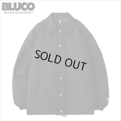 画像1: 【送料無料】BLUCO ブルコ T/C COACH JACKET -QUILTING LINING- BLACK