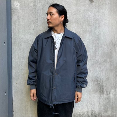 画像2: 【送料無料】BLUCO ブルコ T/C COACH JACKET -QUILTING LINING- CHARCOAL