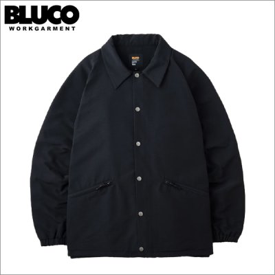 画像1: 【送料無料】BLUCO ブルコ 60/40 CHIN STRAP COACH JACKET BLACK