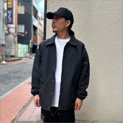 画像2: 【送料無料】BLUCO ブルコ 60/40 CHIN STRAP COACH JACKET BLACK