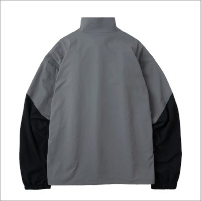 画像2: 【送料無料】BLUCO ブルコ STRETCH TRACK JACKET -COMBINATION- GRAY/BLACK