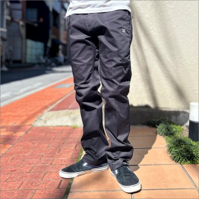 画像2: 【送料無料】BLUCO ブルコ STRETCH SLIM WORK PANTS BLACK