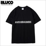 BLUCO ブルコ PRINT TEE -USUGROW- BLACK