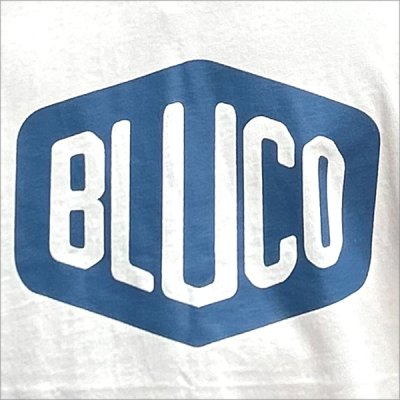 画像3: BLUCO ブルコ PRINT TEE -Hex- WHITE-SLATE BLUE