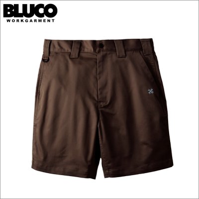 画像1: 【送料無料】BLUCO ブルコ STRETCH LIGHT WORK SHORTS BROWN