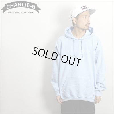 画像1: 【70％OFF】CharlieB チャーリービー EMB P/Oパーカー L.BLUE 