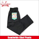 【送料無料】COOKMAN クックマン Semiwide Chef パンツ BLACK