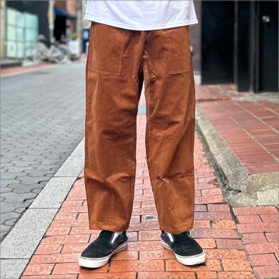 画像2: 【送料無料】COOKMAN クックマン Harvest パンツ Cropped High Wale コーデュロイ D.BROWN