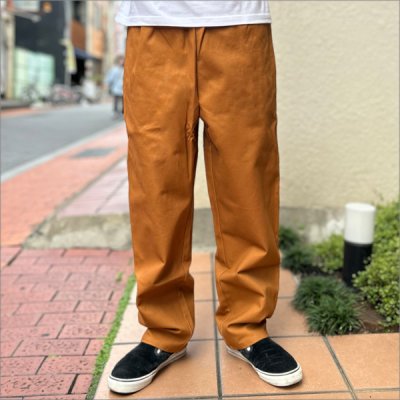 画像2: 【送料無料】COOKMAN クックマン Semiwide Chef パンツ Duck Canvas BROWN