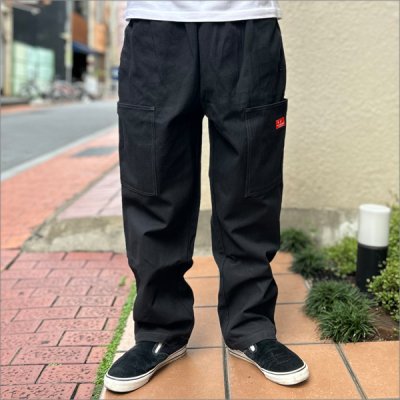 画像2: 【送料無料】COOKMAN クックマン Semiwide Chef パンツ Front Pocket Duck Canvas BLACK