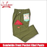 【送料無料】COOKMAN クックマン Semiwide Chef パンツ Front Pocket Duck Canvas OLIVE