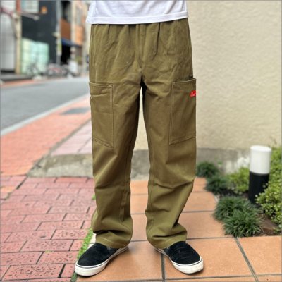 画像2: 【送料無料】COOKMAN クックマン Semiwide Chef パンツ Front Pocket Duck Canvas OLIVE