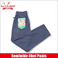 【送料無料】COOKMAN クックマン Semiwide Chef パンツ Herringbone DENIM BLUE