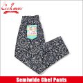 【送料無料】COOKMAN クックマン Semiwide Chef パンツ Paisley BLACK