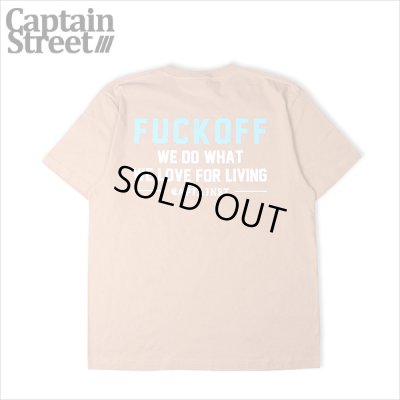 画像1: 【40％OFF】CAPTAIN STREET FO Tシャツ CORAL BEIGE キャプテンストリート