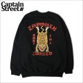 【送料無料】CAPTAIN STREET Tiger クルーネックスウェット BLACK キャプテンストリート