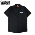 【送料無料】CAPTAIN STREET RS S/Sワークシャツ BLACK キャプテンストリート