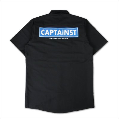 画像2: 【送料無料】CAPTAIN STREET RS S/Sワークシャツ BLACK キャプテンストリート