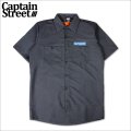 【送料無料】CAPTAIN STREET RS S/Sワークシャツ CHARCOAL キャプテンストリート
