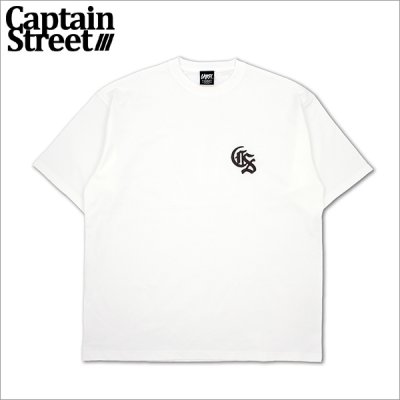 画像1: CAPTAIN STREET Classic CS ヘヴィーウェイトBIG Tシャツ WHITE キャプテンストリート