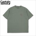 CAPTAIN STREET Classic CS ヘヴィーウェイトBIG Tシャツ MOSS GREEN キャプテンストリート
