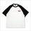 画像2: CAPTAIN STREET Oval Logo ラグランTシャツ BLACK/WHITE キャプテンストリート (2)