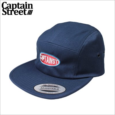 画像1: CAPTAIN STREET Oval Logo CAMPキャップ NAVY キャプテンストリート