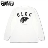 CAPTAIN STREET Bark L/S Tシャツ WHITE キャプテンストリート