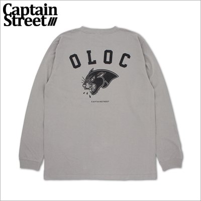 画像1: CAPTAIN STREET Bark L/S Tシャツ L.GRAY キャプテンストリート