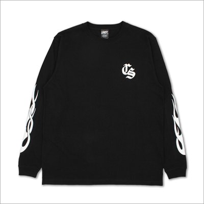 画像2: CAPTAIN STREET Old CS L/S Tシャツ BLACK キャプテンストリート