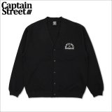 【送料無料】CAPTAIN STREET AUTHENTIC コットンカーディガン BLACK キャプテンストリート