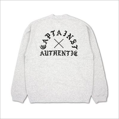 画像2: 【送料無料】CAPTAIN STREET AUTHENTIC コットンカーディガン ASH キャプテンストリート