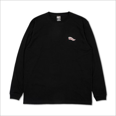 画像2: CAPTAIN STREET Shark Mouth L/S Tシャツ BLACK キャプテンストリート