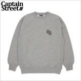 【送料無料】CAPTAIN STREET Classic CS クルーネックスウェット GRAY キャプテンストリート