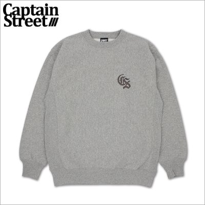 画像1: 【送料無料】CAPTAIN STREET Classic CS クルーネックスウェット GRAY キャプテンストリート